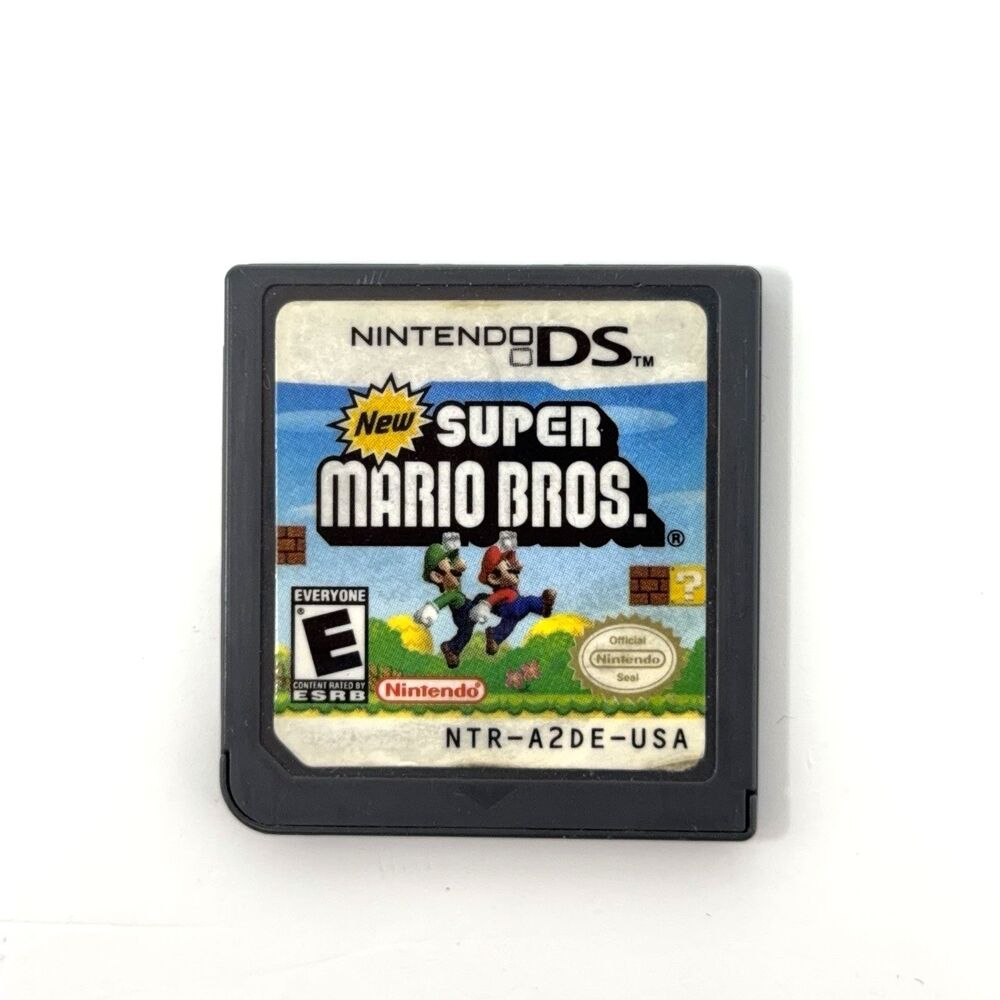 New Super Mario Bros Nintendo DS NDS 2006 Cart Only Refurbished Tested